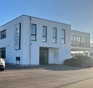 Firmengebäude der MH Haustechnik in der Ferdinand-Braun-Straße 7 in Dillingen